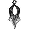 Body Sexy Lace and Net Halter Nero
