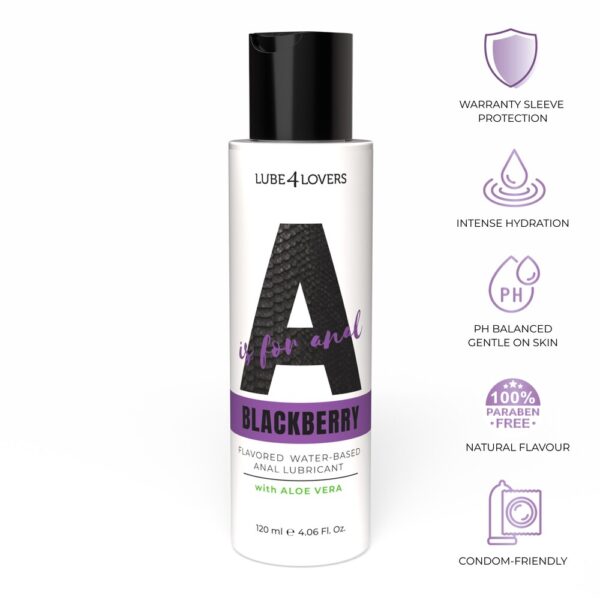 Lubrificante Anale A is for Blackberry 120 ml