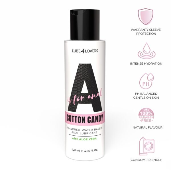 Lubrificante Anale A is for Cotton Candy 120 ml
