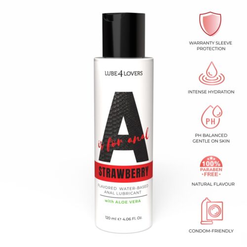 A_IS_FOR_STRAWBERRY_LUBE_2000X2000 Lubrificante Anale A is for Strawberry 120 ml