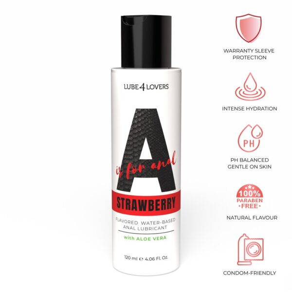 Lubrificante Anale A is for Strawberry 120 ml