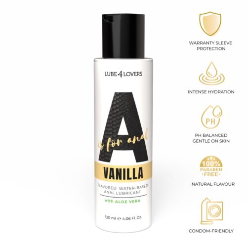 A_IS_FOR_VANILLA_LUBE_2000X2000 Lubrificante Anale A is for Vanilla 120 ml