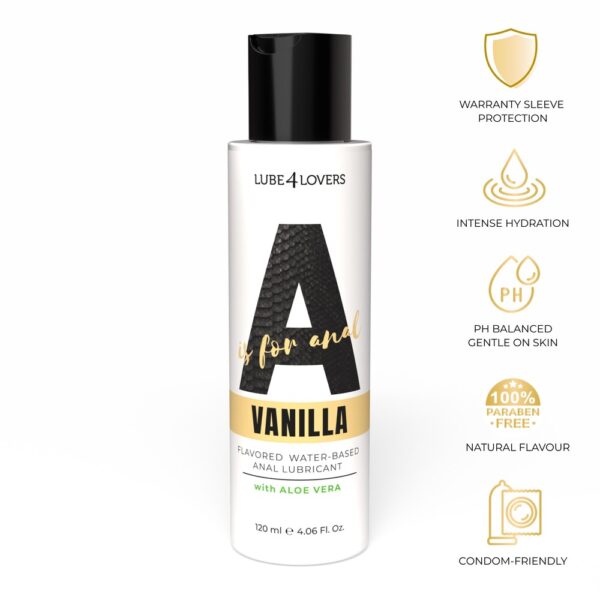 A_IS_FOR_VANILLA_LUBE_2000X2000 Lubrificante Anale A is for Vanilla 120 ml