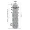 Guaina e Prolunga Pene Sleeve Flail 12,8 cm