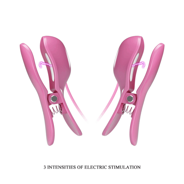 BI-014861_04 Pinzette Vibranti Per Capezzoli Romantic Wave II