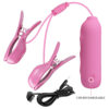BI-014861_10 Pinzette Vibranti Per Capezzoli Romantic Wave II