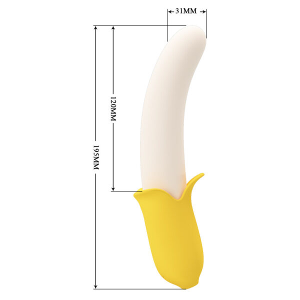 BI-014957_08 Vibratore Punto-G Banana Geek 19,5 cm