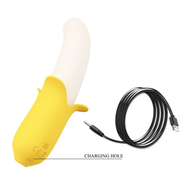 BI-014957_10 Vibratore Punto-G Banana Geek 19,5 cm