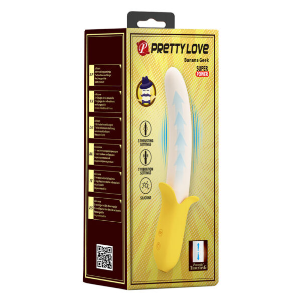 BI-014957_11 Vibratore Punto-G Banana Geek 19,5 cm