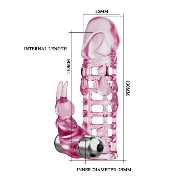 Guaine e Prolunghe Pene Ultimate Love Sleeve Viper 13 cm