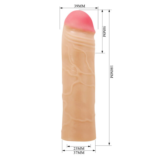 BI-026254_08 Guaina e Prolunga Pene Chane 18 cm
