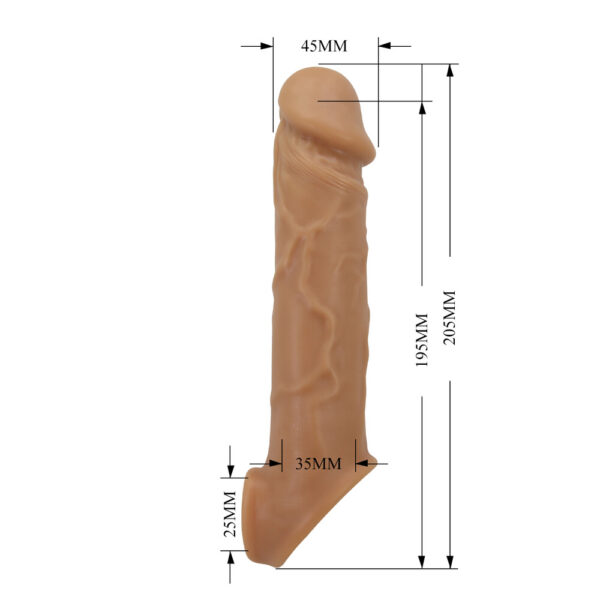 Guaina e Prolunga Pene Lionel 20,5 cm