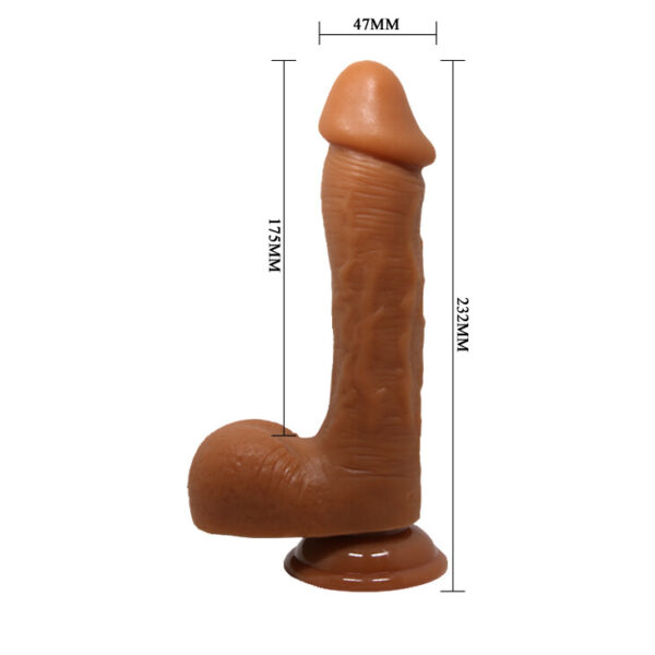 BW-008040NR-1_09 Dildo Realistico Beautiful Johnson 23,4 cm
