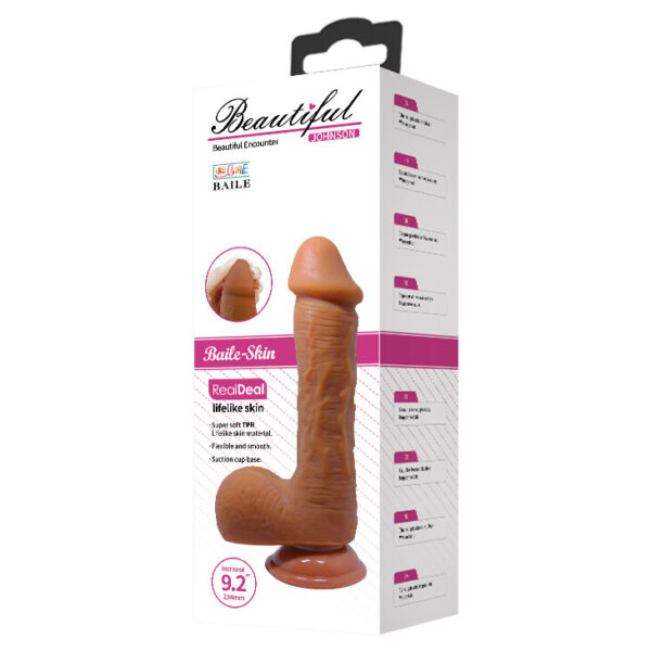 BW-008040NR-1_10 Dildo Realistico Beautiful Johnson 23,4 cm