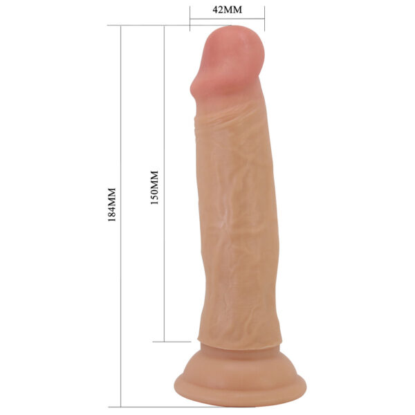 BW-008126LP_08 Dildo Realistico Quentin 18,4 cm