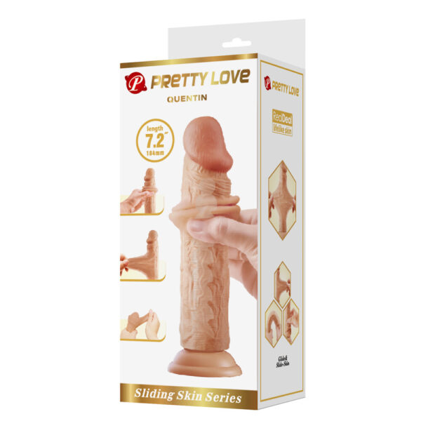 BW-008126LP_09 Dildo Realistico Quentin 18,4 cm