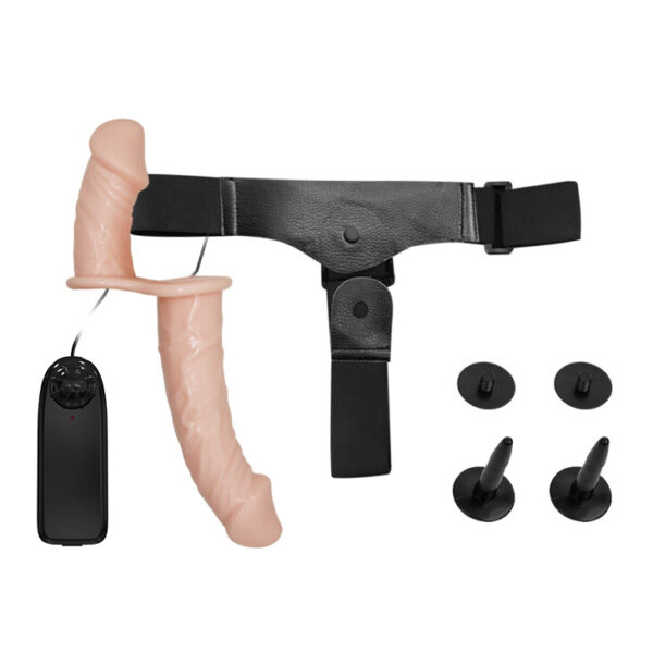 Strap-on Vibrante Ultra Passionate Dual Vibration 17,5 cm