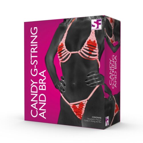 Completino Sexy Lovers Candy Bra & String