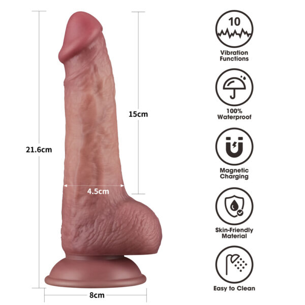 Vibratore Realistico Power Cock Real Feel