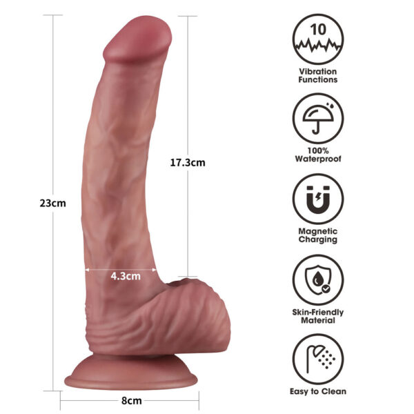 Vibratore Realistico Power Cock Silken
