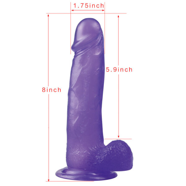 Dildo Realistico Jelly Studs 20 cm