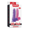 LV310120Purple2 Dildo Realistico Jelly Crystal 17 cm