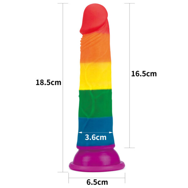 LV410025202 Dildo Realistico Prider 18,5 cm