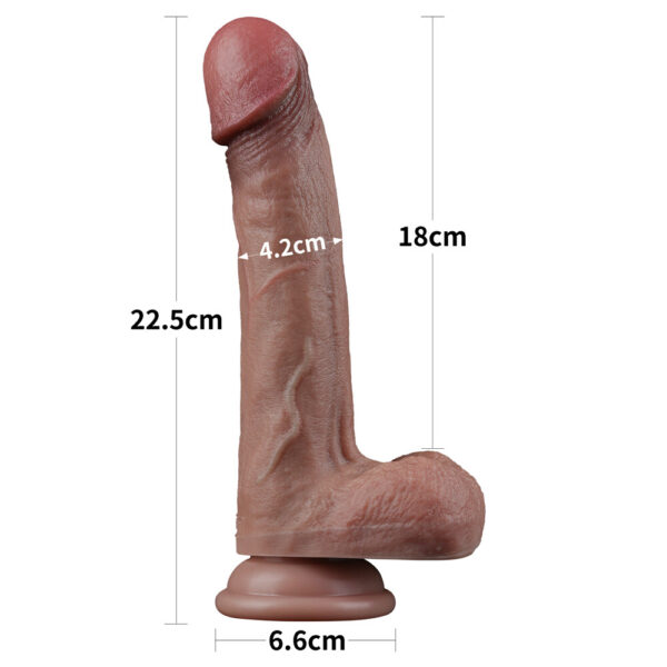 LV41104620m Dildo Realistico Orion 22,5 cm