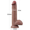 LV41104720m Dildo Realistico Ecstasy 23,5 cm