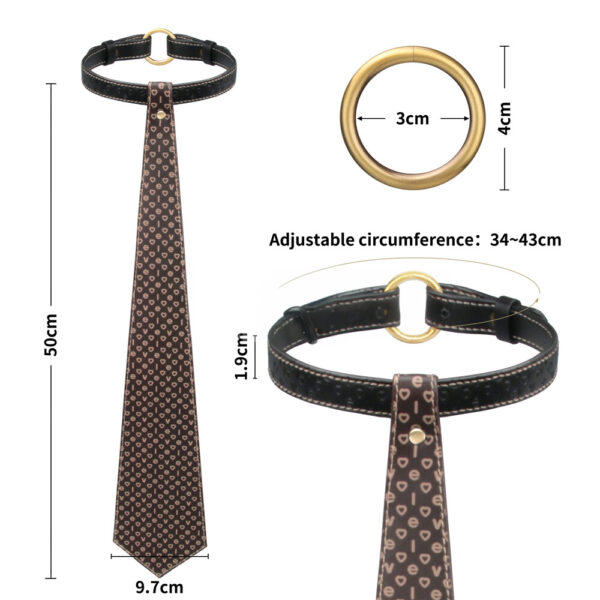 LV7612042013 Collare Bondage Rebellion Tie
