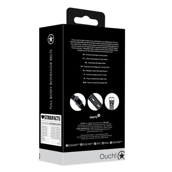RS124470_OU932BLK_201 Costrittivo Bondage Corpo Belts