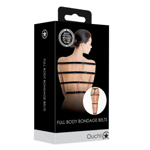 RS124803_OU932BLK_200 Costrittivo Bondage Corpo Belts