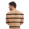 Young,Beauty,Nude,Women,Back,,Isolated,On,White Costrittivo Bondage Corpo Belts