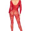 Tuta20Sexy20Lace20Rosso-3 Tuta Sexy Lace Rosso