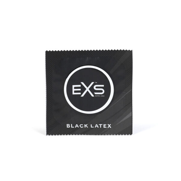 black20latex20Foil Preservativi EXS Black Latex