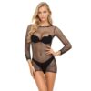 dress-3028-black Body Sexy Mesh Desire