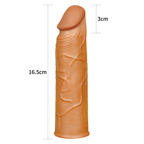 guaina-e-prolunga-pene-x1-tender-lovetoy-4 Guaina e Prolunga Pene X1 Tender 16,5 cm