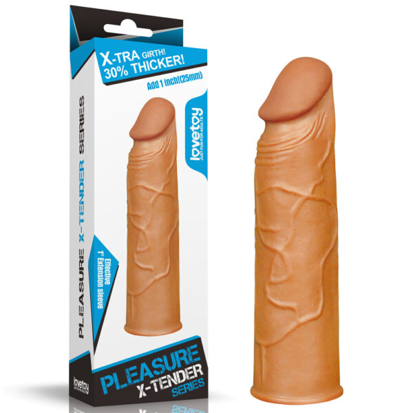 guaina-e-prolunga-pene-x1-tender-lovetoy-5 Guaina e Prolunga Pene X1 Tender 16,5 cm