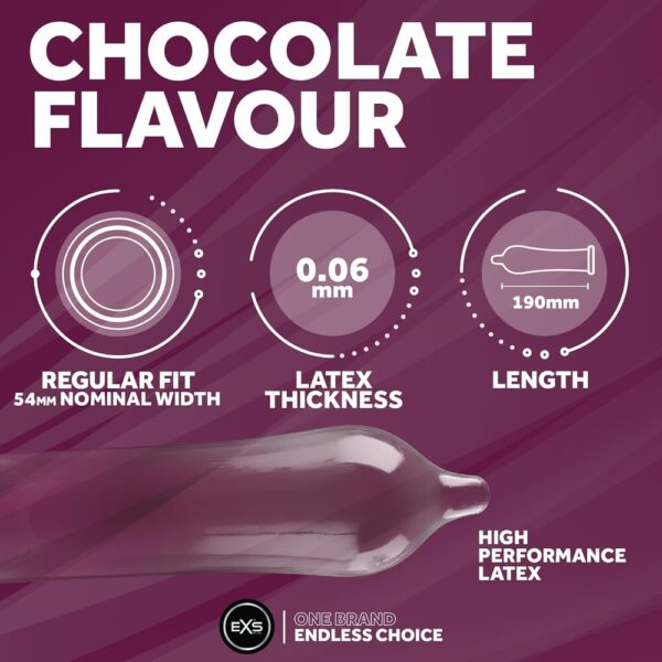 Preservativi Aromatizzati EXS Cioccolato