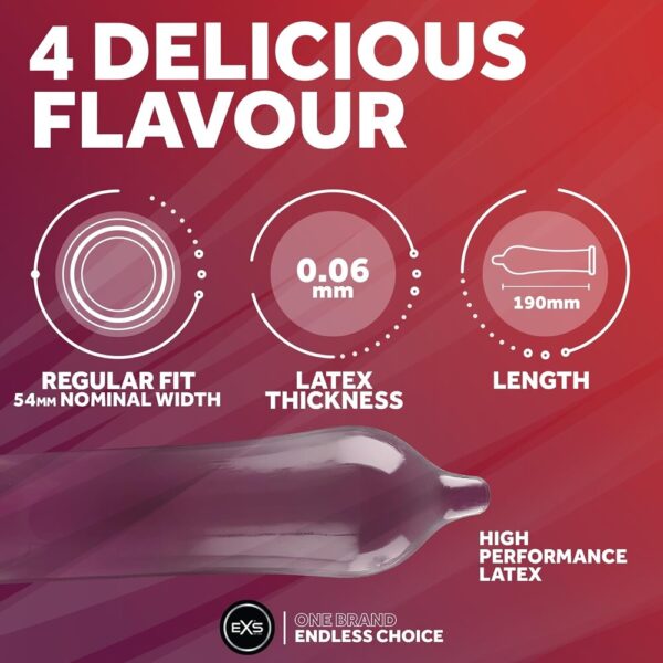 Preservativi Aromatizzati EXS Mixed Flavoured