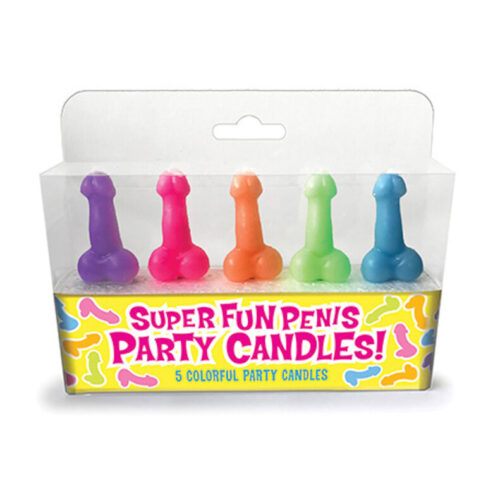 Candeline a Forma di Pene Rainbow