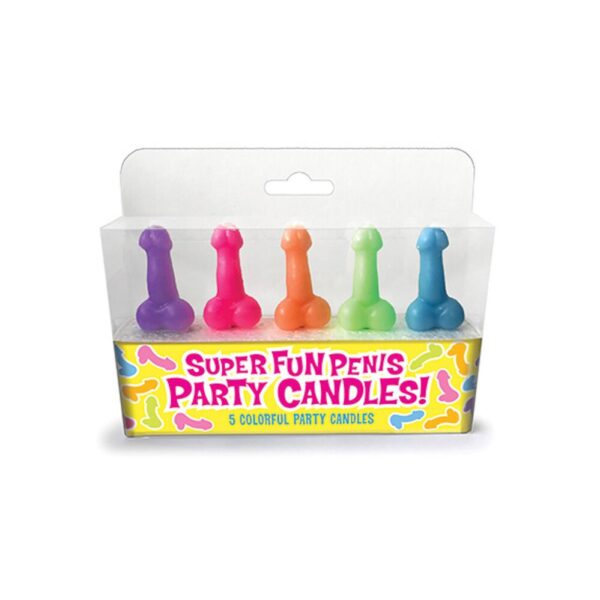 Candeline a Forma di Pene Rainbow