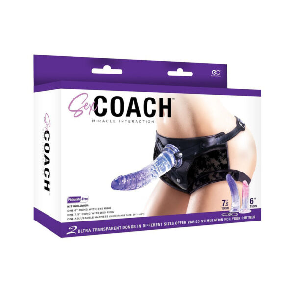 7104502-3 Strap On Sex Coach Kit