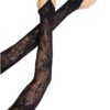 Guanti20Sexy20Floral20Gauntlet20Nero Guanti Sexy Floral Gauntlet Nero