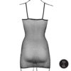 RS105591_DES068BLKOS_601 Mini Abito Sexy Spaghetti Straps