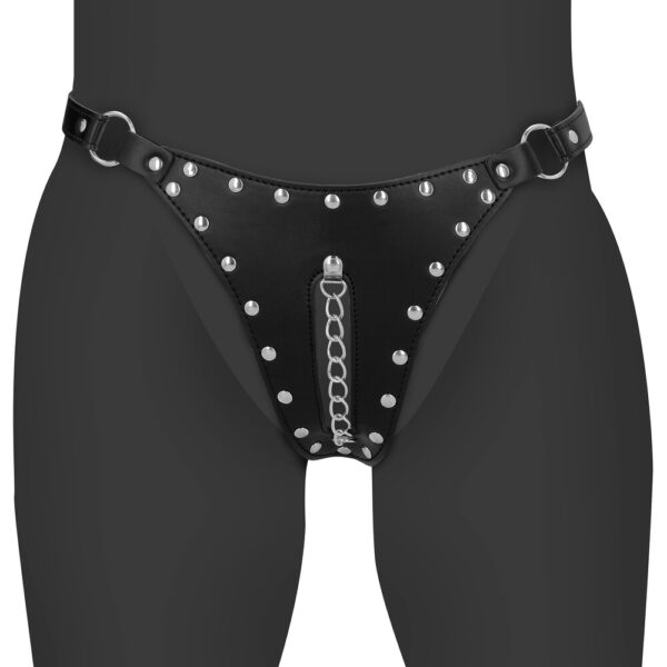 RS118843_OU1030BLK_100 Cintura di Castità Thong