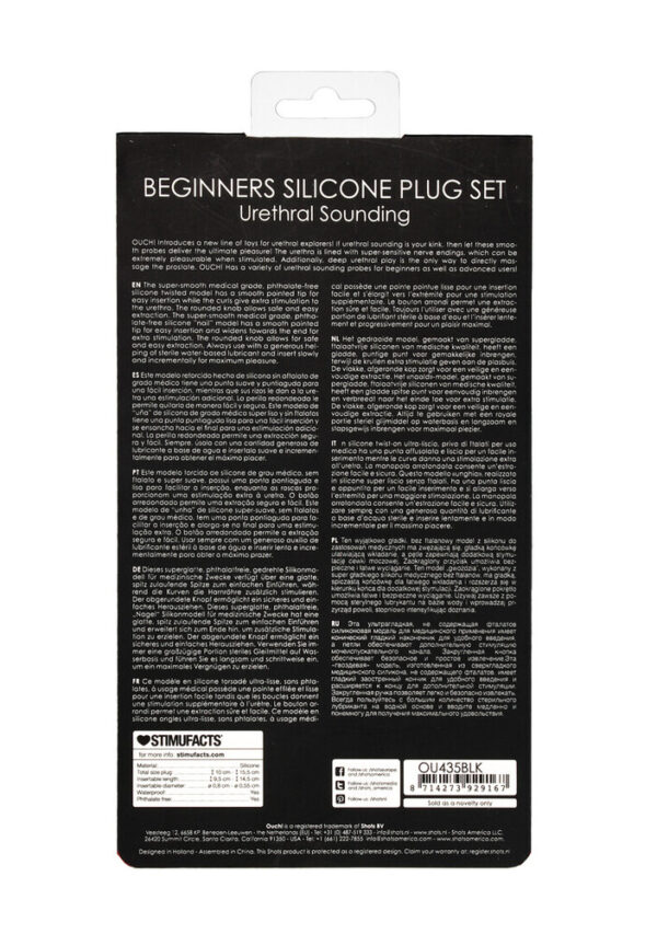 RS119973_OU435BLK_201_scr Set Plug Uretrali Beginners