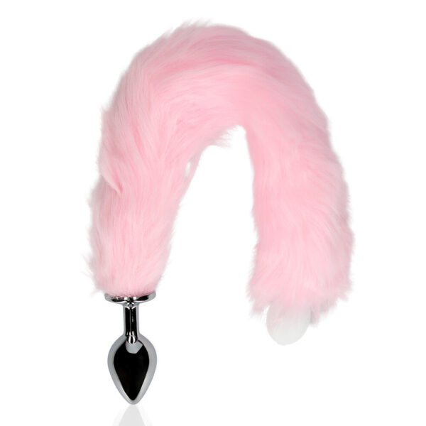 RS124624_OU911PNK_302 Plug Anale con coda Light-up Fox Tail