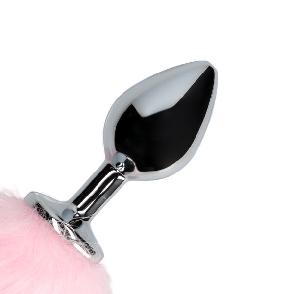 RS124626_OU911PNK_500 Plug Anale con coda Light-up Fox Tail