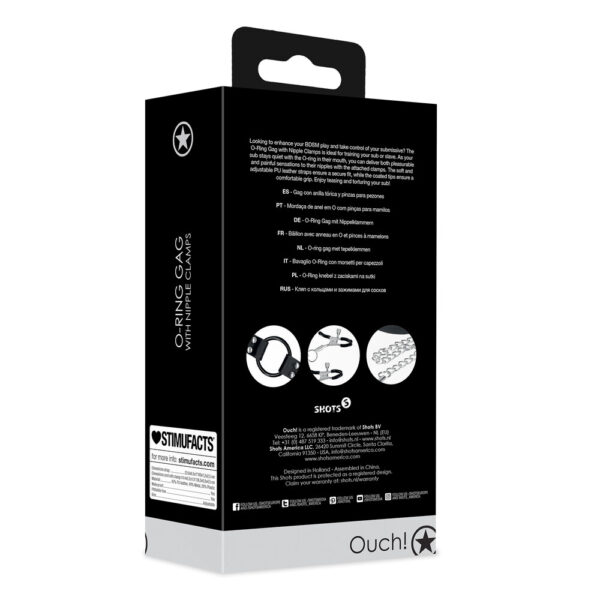 RS124821_OU934BLK_201 Morso Bondage con Pinze O-Ring